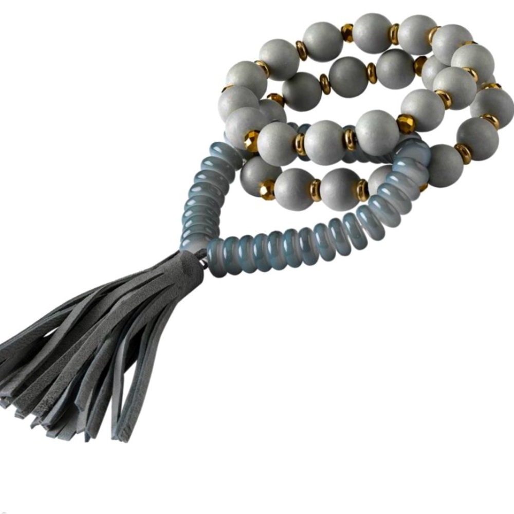 Park Lane Stetson Gray Bracelet Stack NWT - Picture 2 of 3